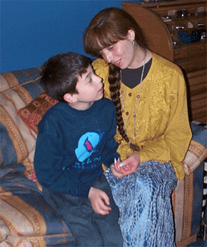 Abner Turkieltaub and mother Julieta Melo